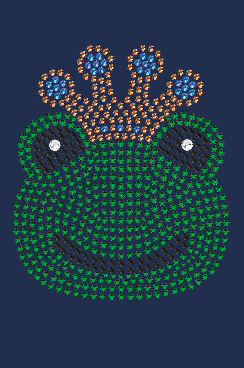 Frog with Blue Crown - Womens T-shirt