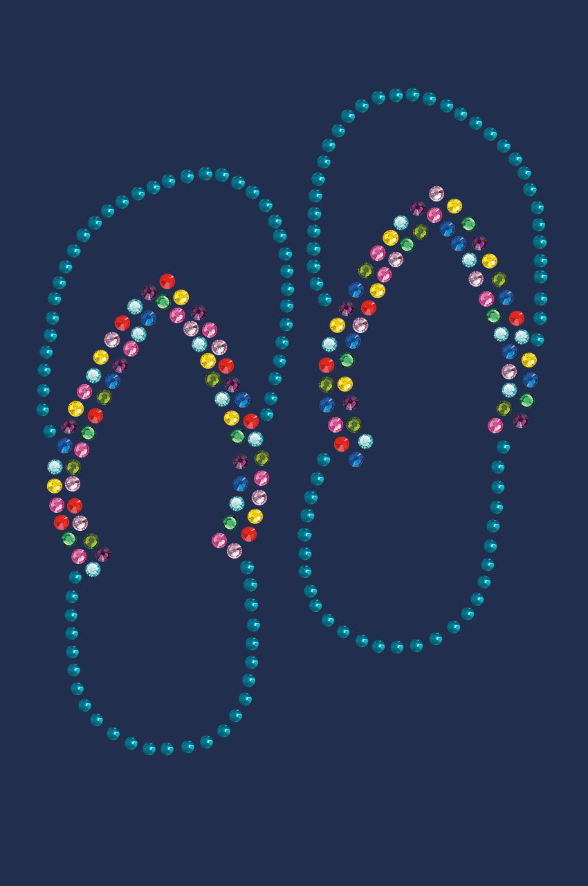 Flip Flops (Turquoise) - Bandanna