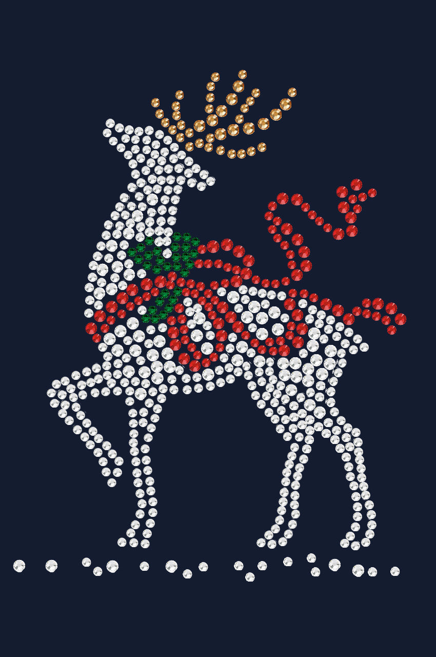 Reindeer with Red Bow - Women's Tee