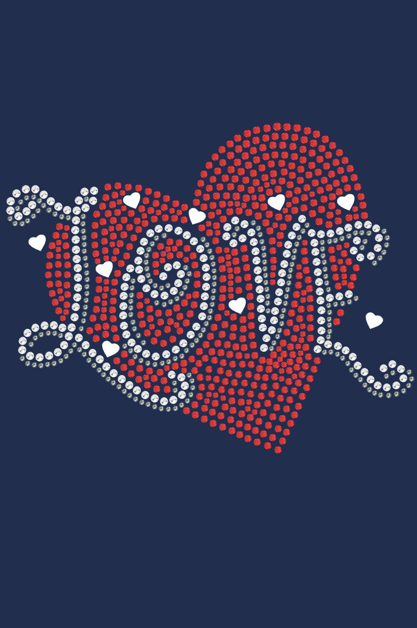 Love Red Heart - Women's T-shirt