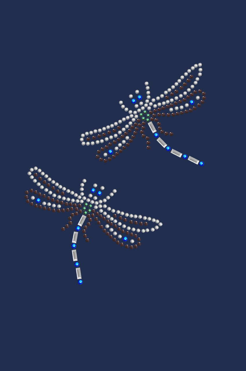 Two Small Dragonfly - Womens T-shirt