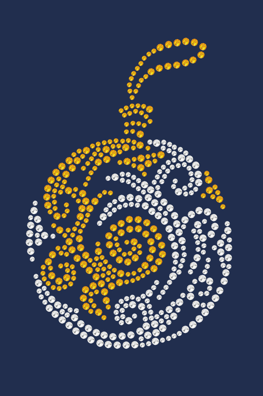 Gold & Silver Christmas Ornament - Womens T-shirt