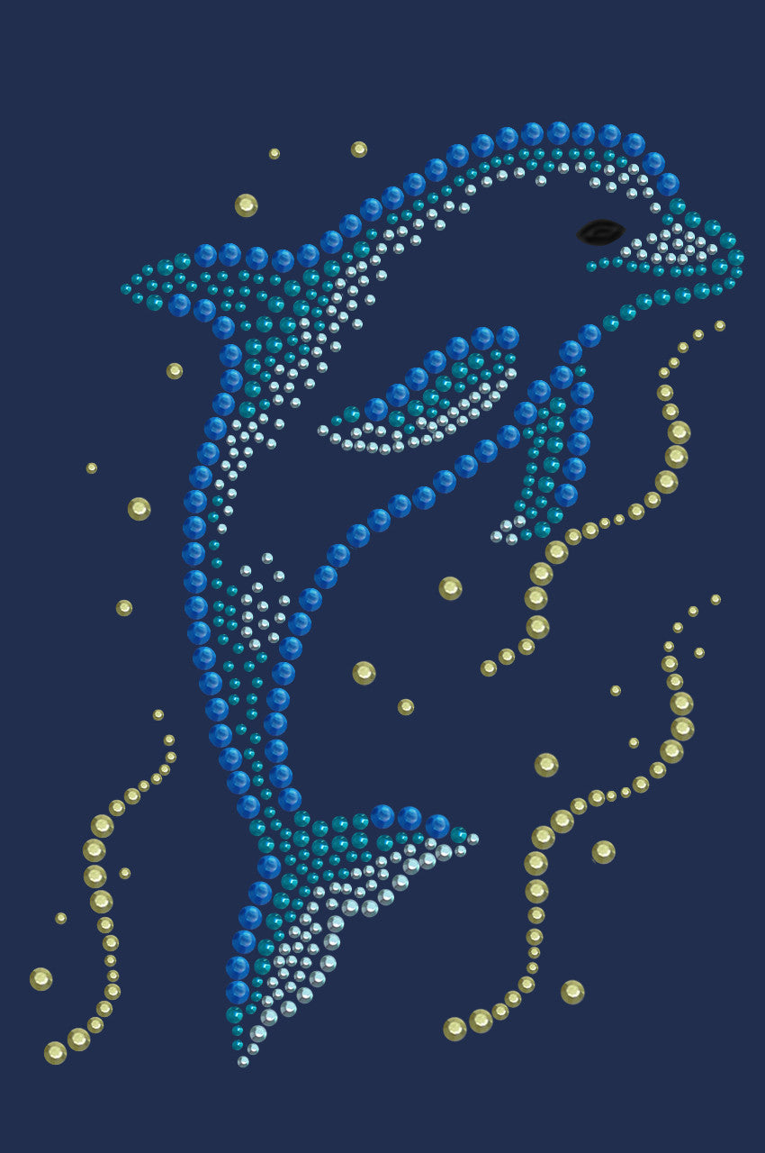 Dolphin (Blue) - Women's T-shirt