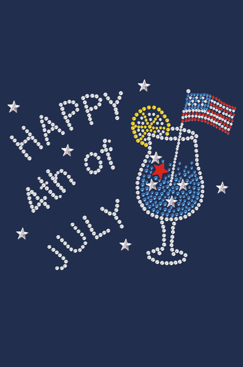 July 4th Cocktail - Womens T-shirt