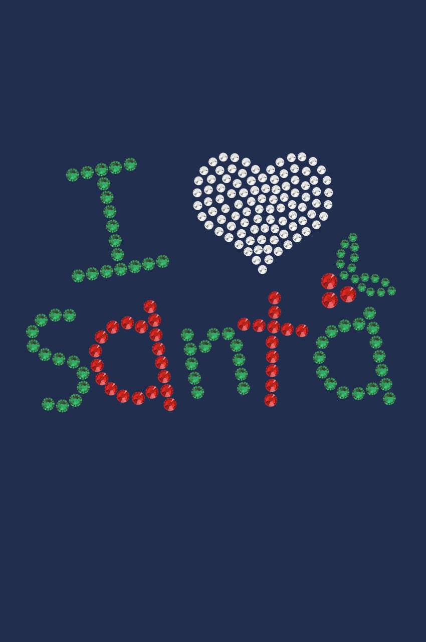 I Love Santa - Womens T-shirt