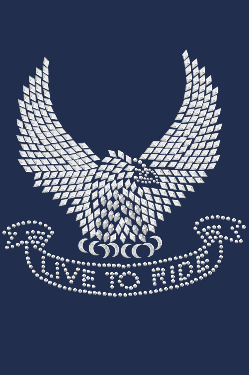 Live to Ride Eagle - Womens T-shirt