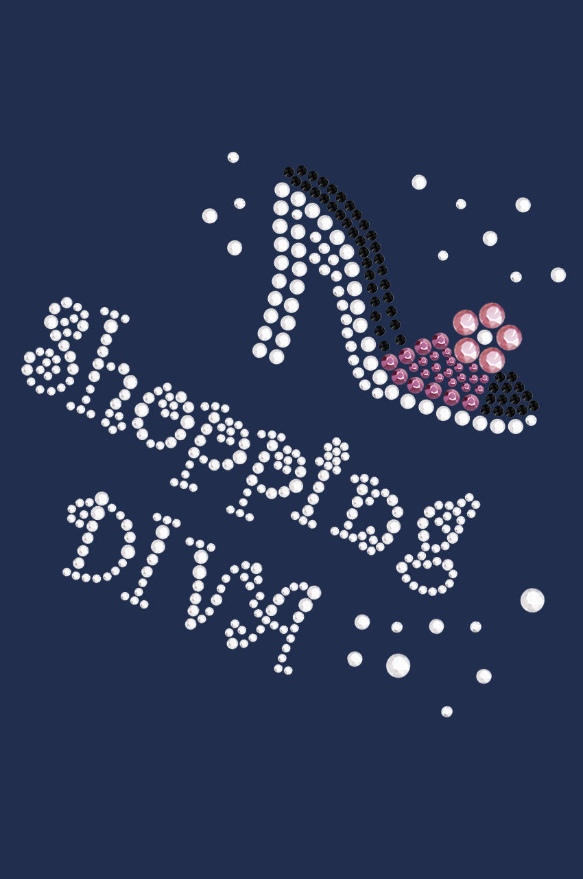 Shopping Diva - High Heel Shoe - Womens T-shirt