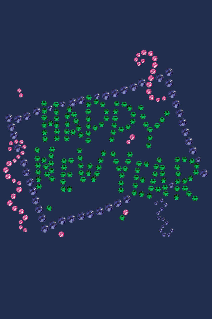Happy New Year Confetti - Bandanna
