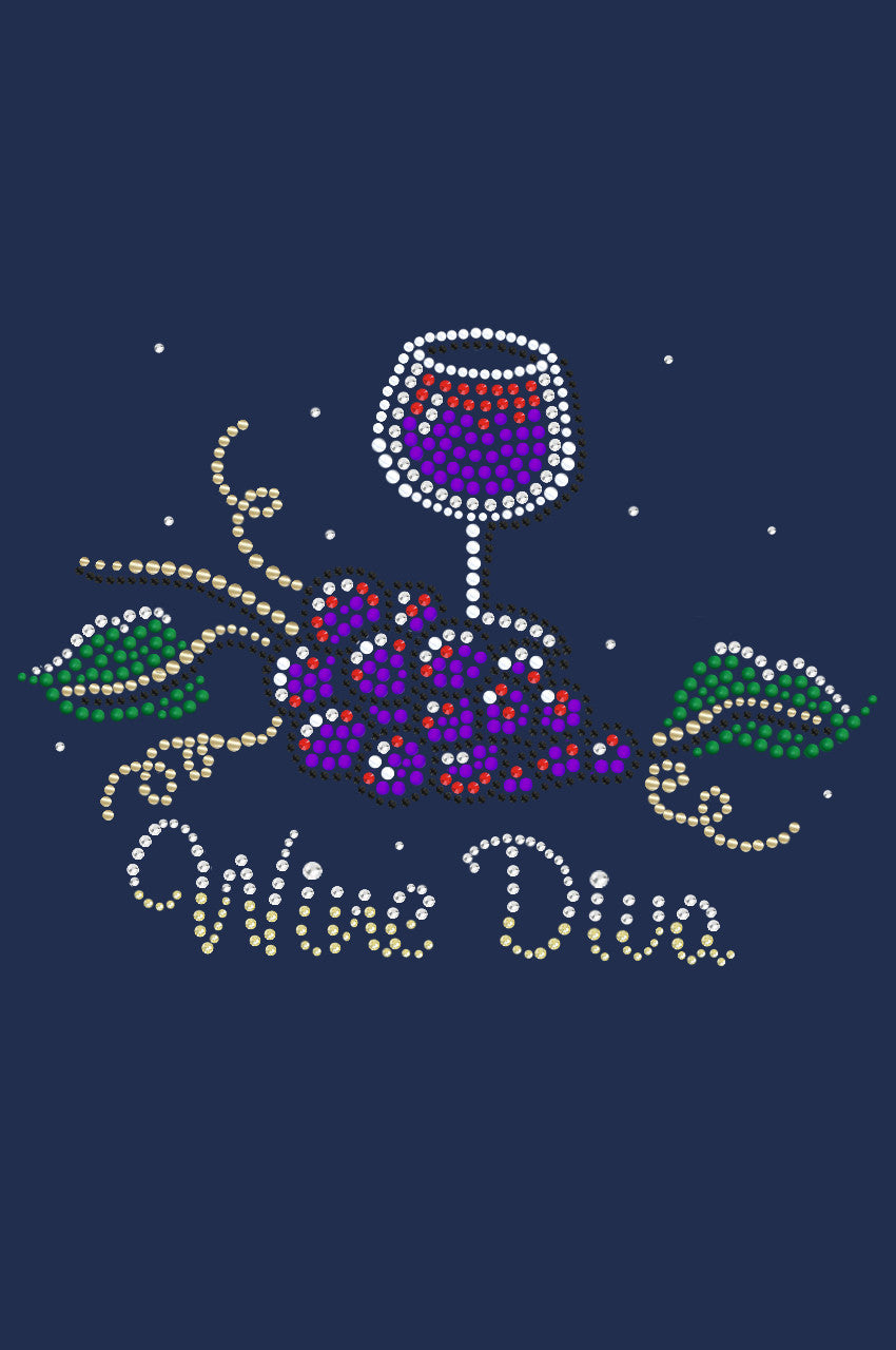 Wine Diva 2 - Womens T-shirt