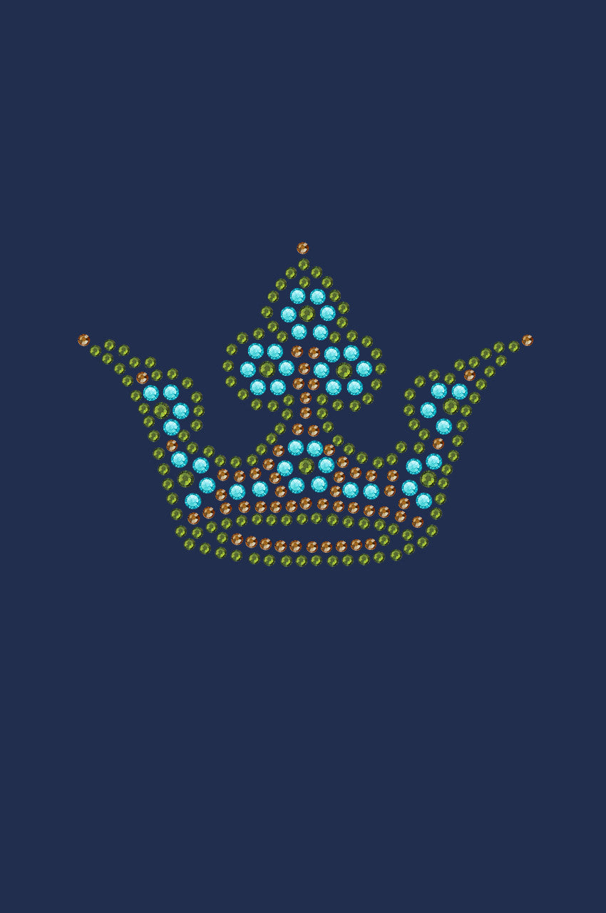 Crown 3 (Lime, Turquoise, & Brown) - Bndana