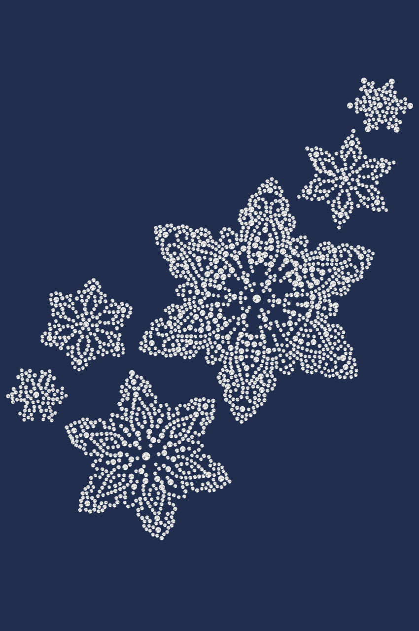 Rhinestone Snowflakes - Bandana