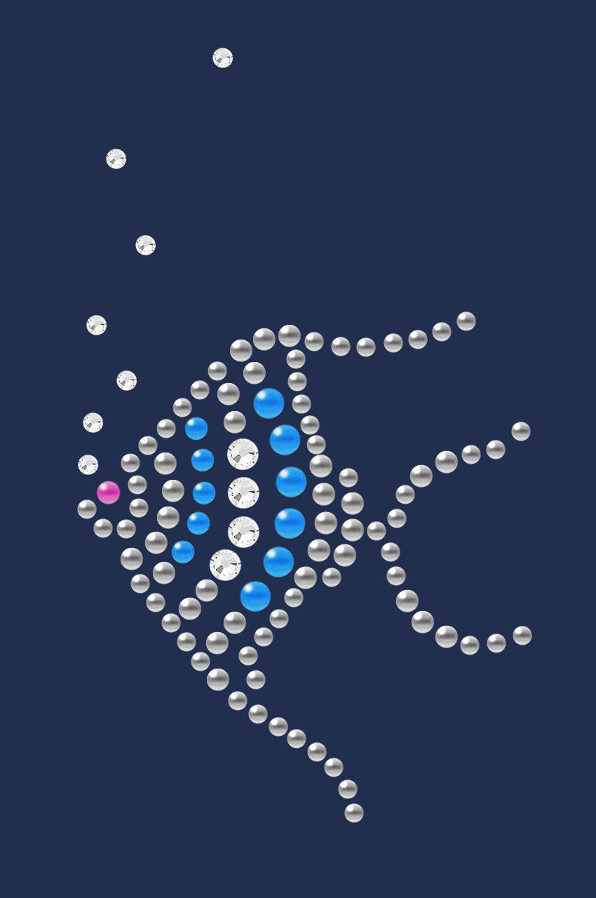 Angel Fish (Blue) - Women's T-shirt