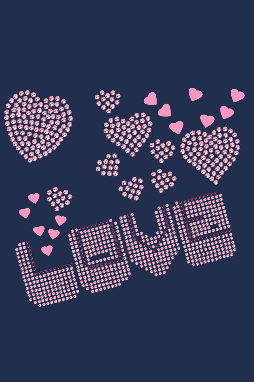 Love Pink & Purple - Womens T-shirt