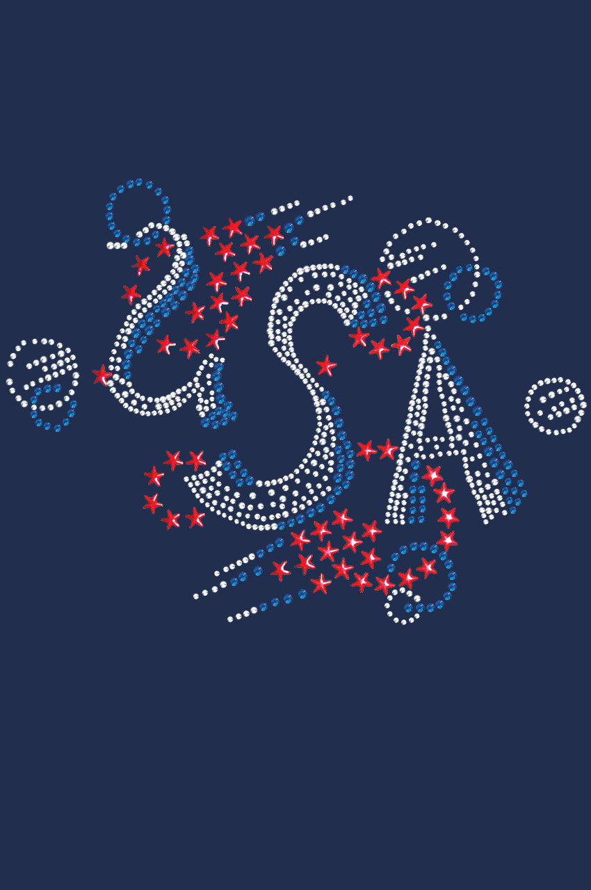 Large USA - Womens T-shirt