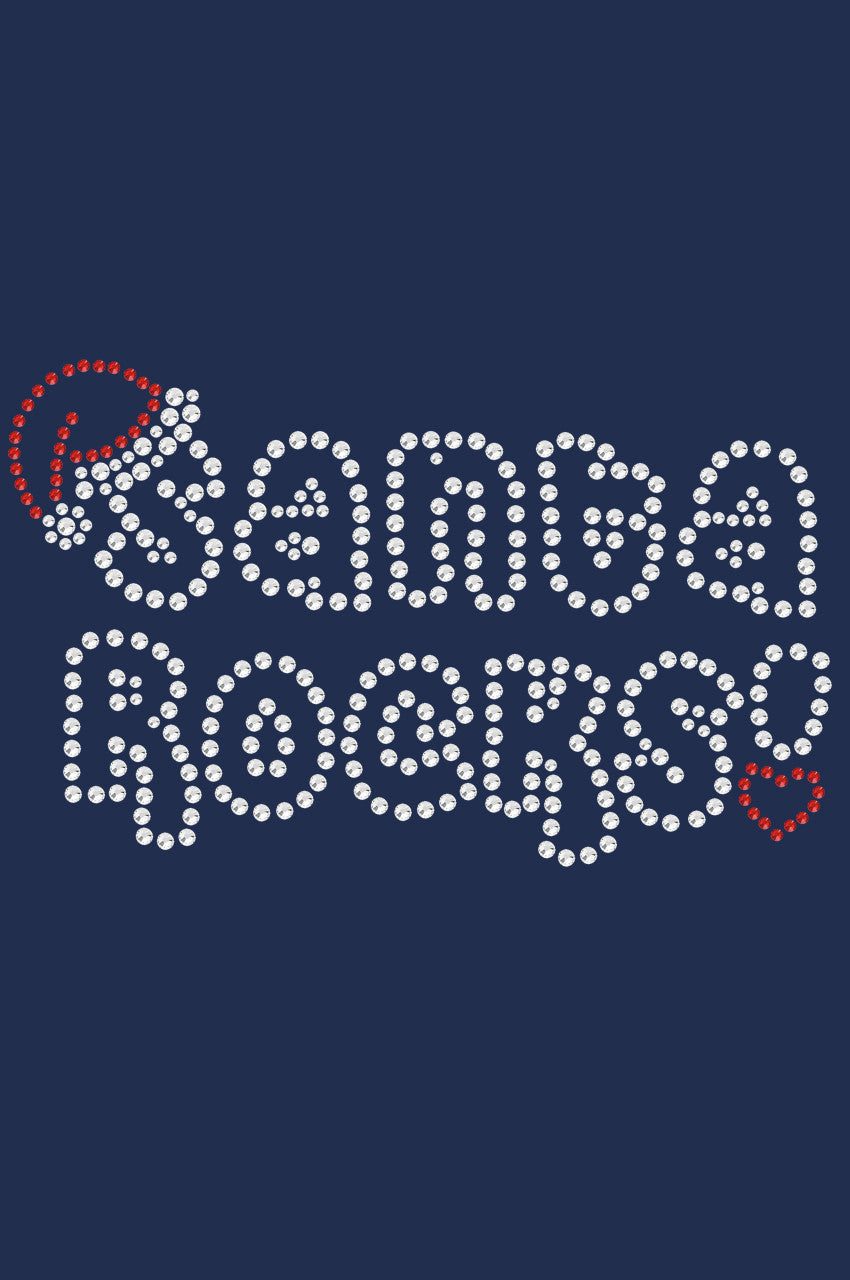 Santa Rocks - Womens T-shirt