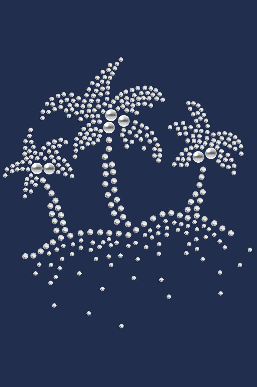 Palm Trees (Silver) - Bandanna