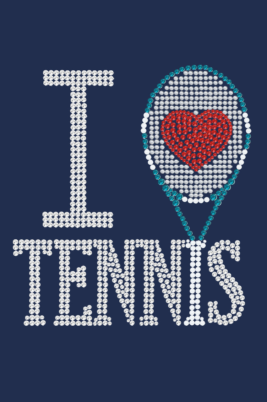 I Love Tennis - Women's Tee