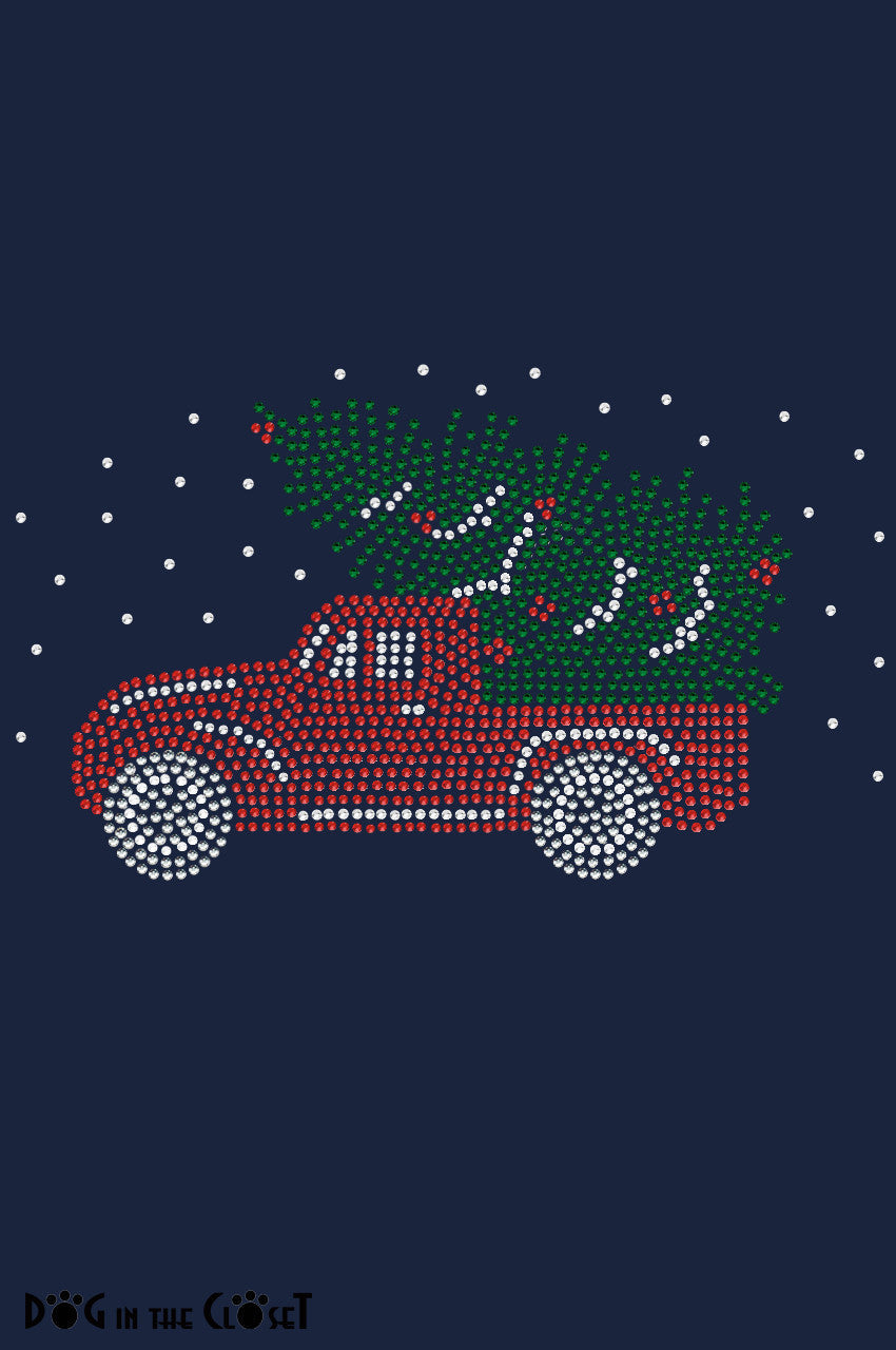 Christmas Truck (Small) - Womens Tee