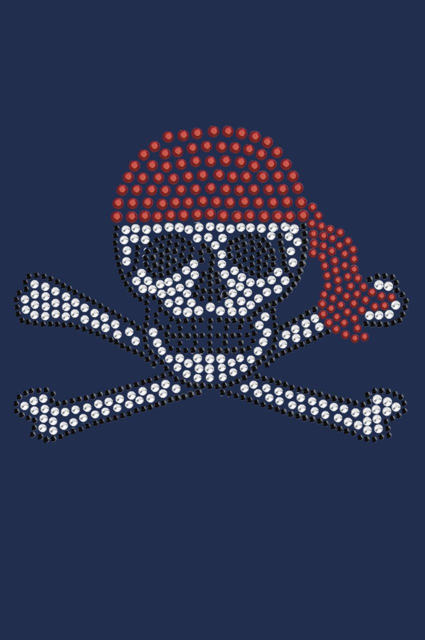 Skull with Red Bandanna - Womens Tee