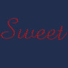 Sweet (Red Rhinestuds) - Women's T-shirt