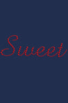 Sweet (Red Rhinestuds) - Women's T-shirt