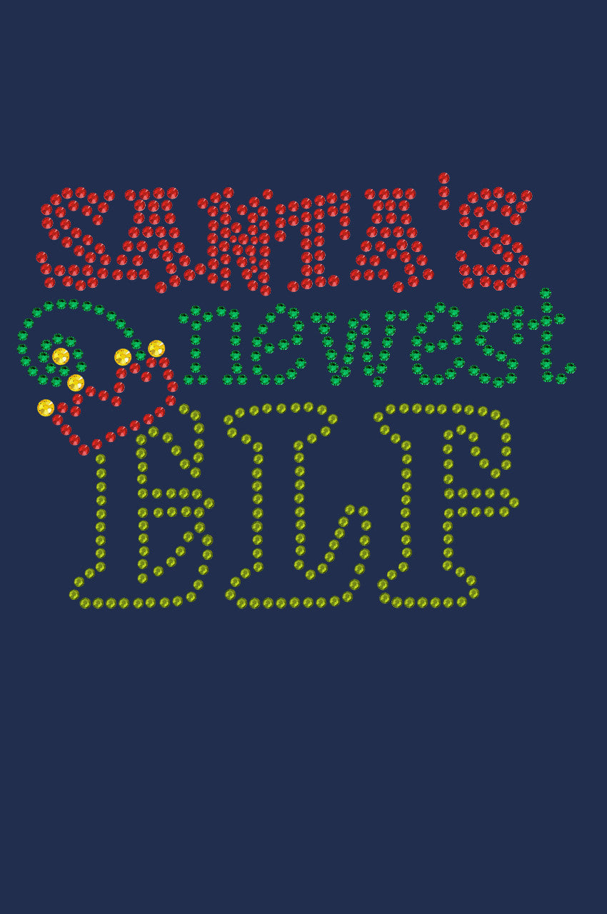 Santas Newest Elf - Womens T-shirt