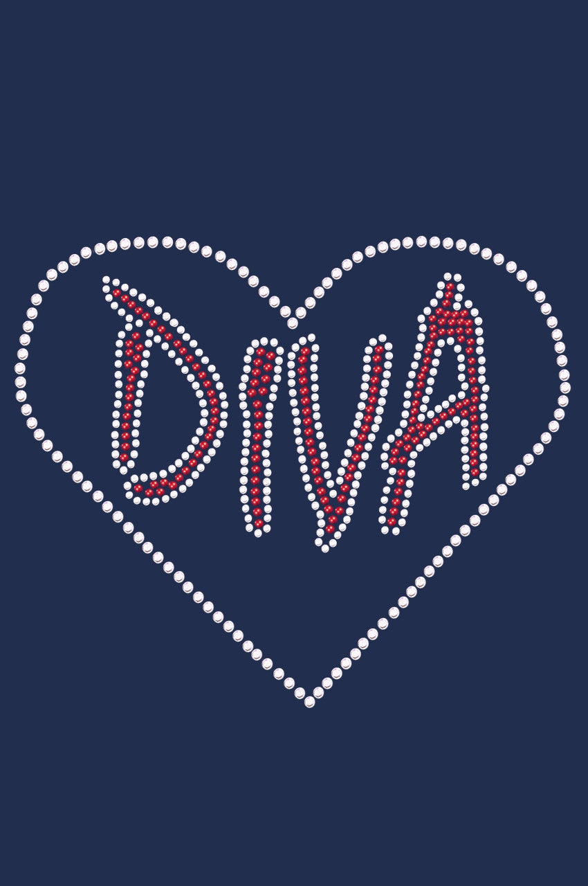 Diva Heart - Womens T-shirt