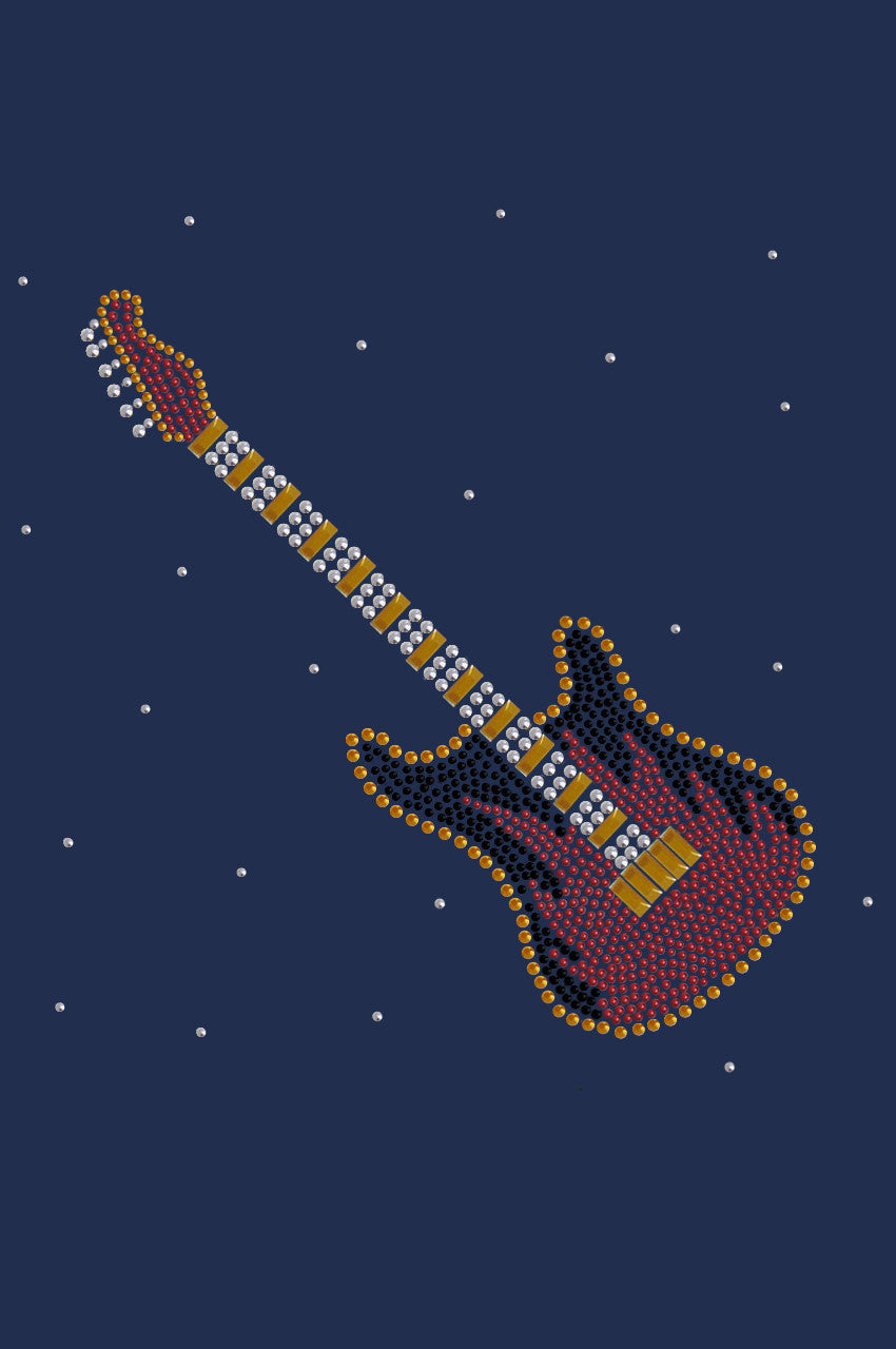 Guitar (Red & Gold) - Women's T-shirt