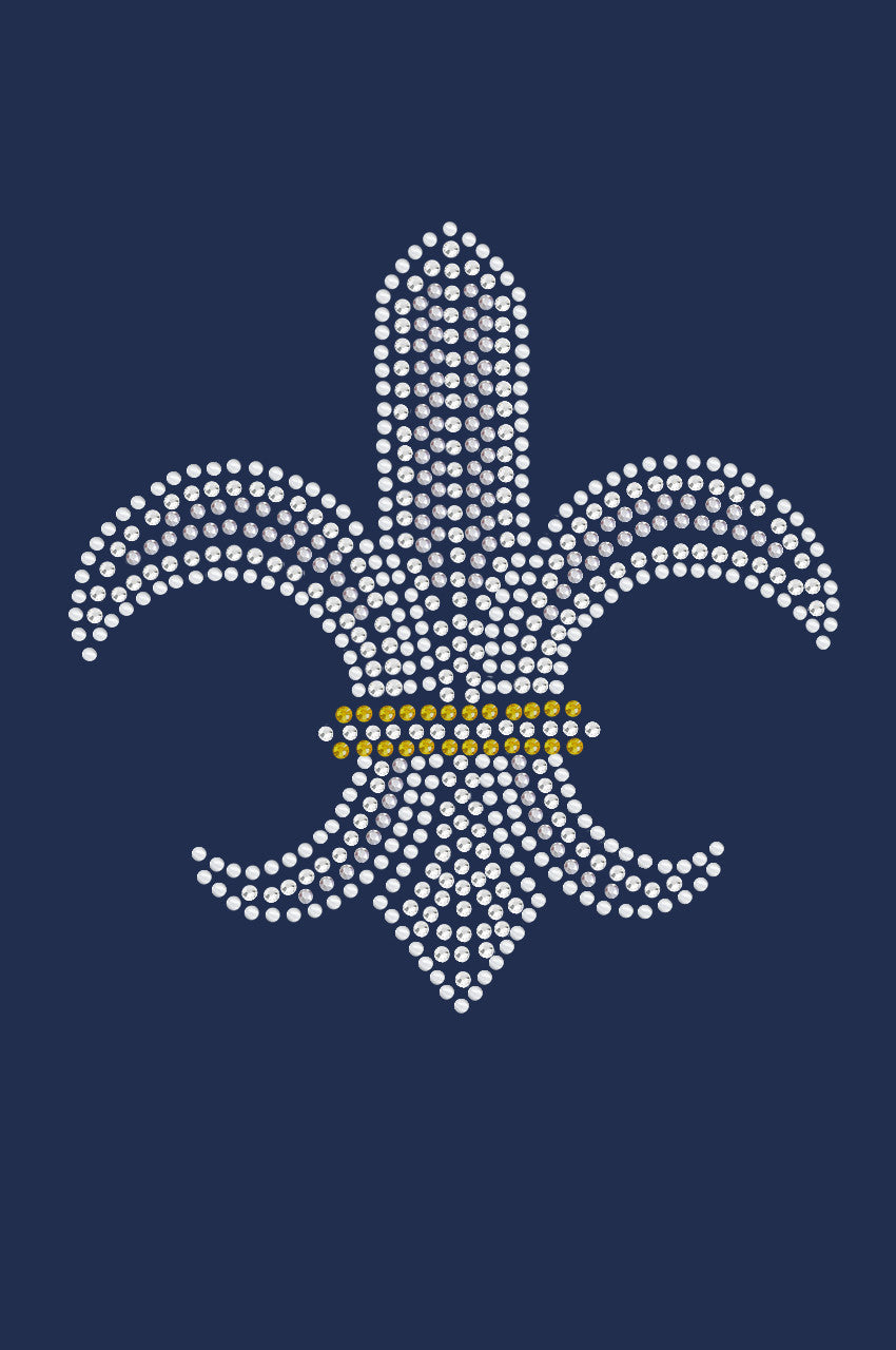 Fleur de Lis (Rhinestones & Nailheads) - Women's T-shirt