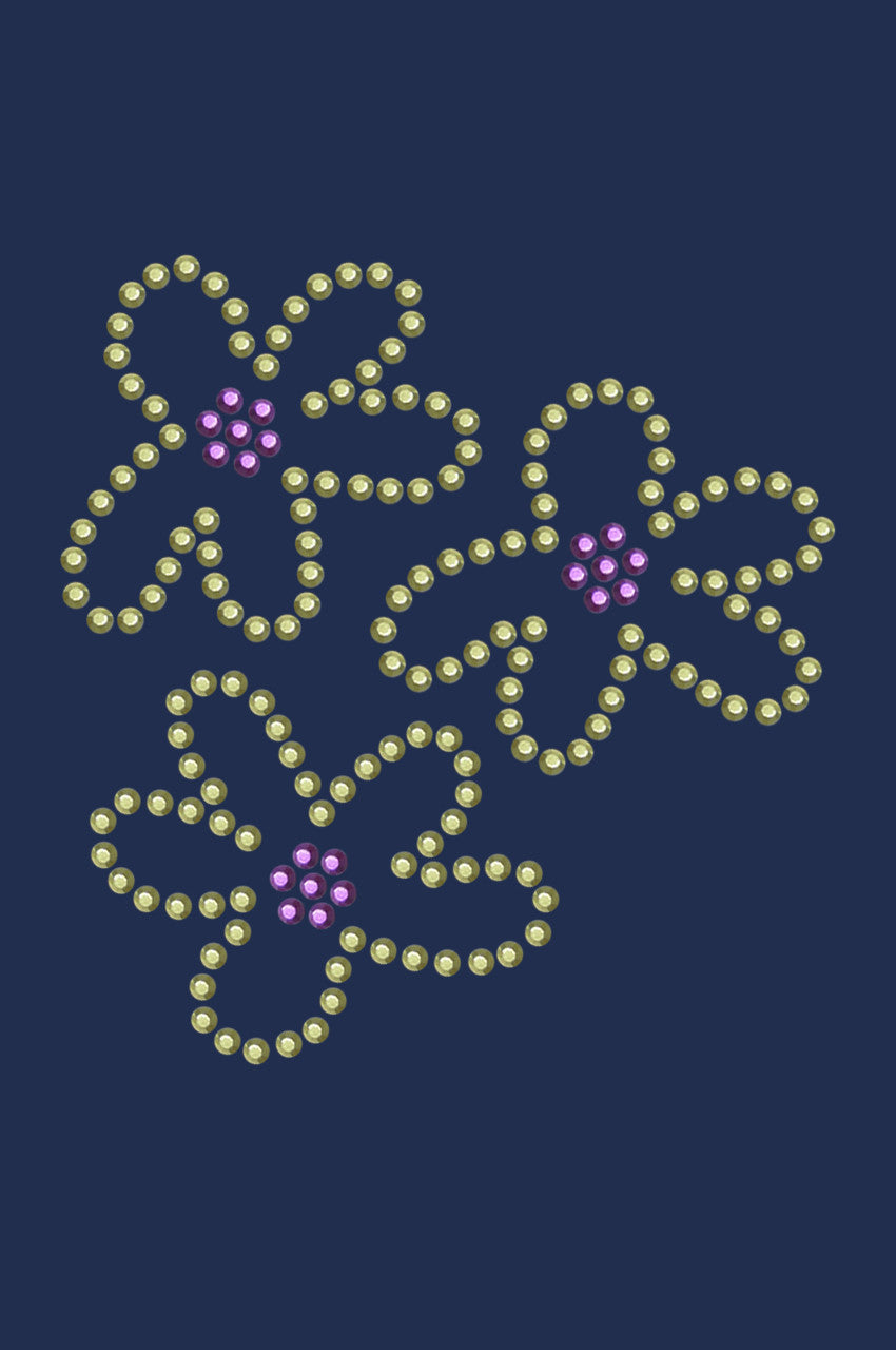 Three Lime Flowers - Women's T-shirt