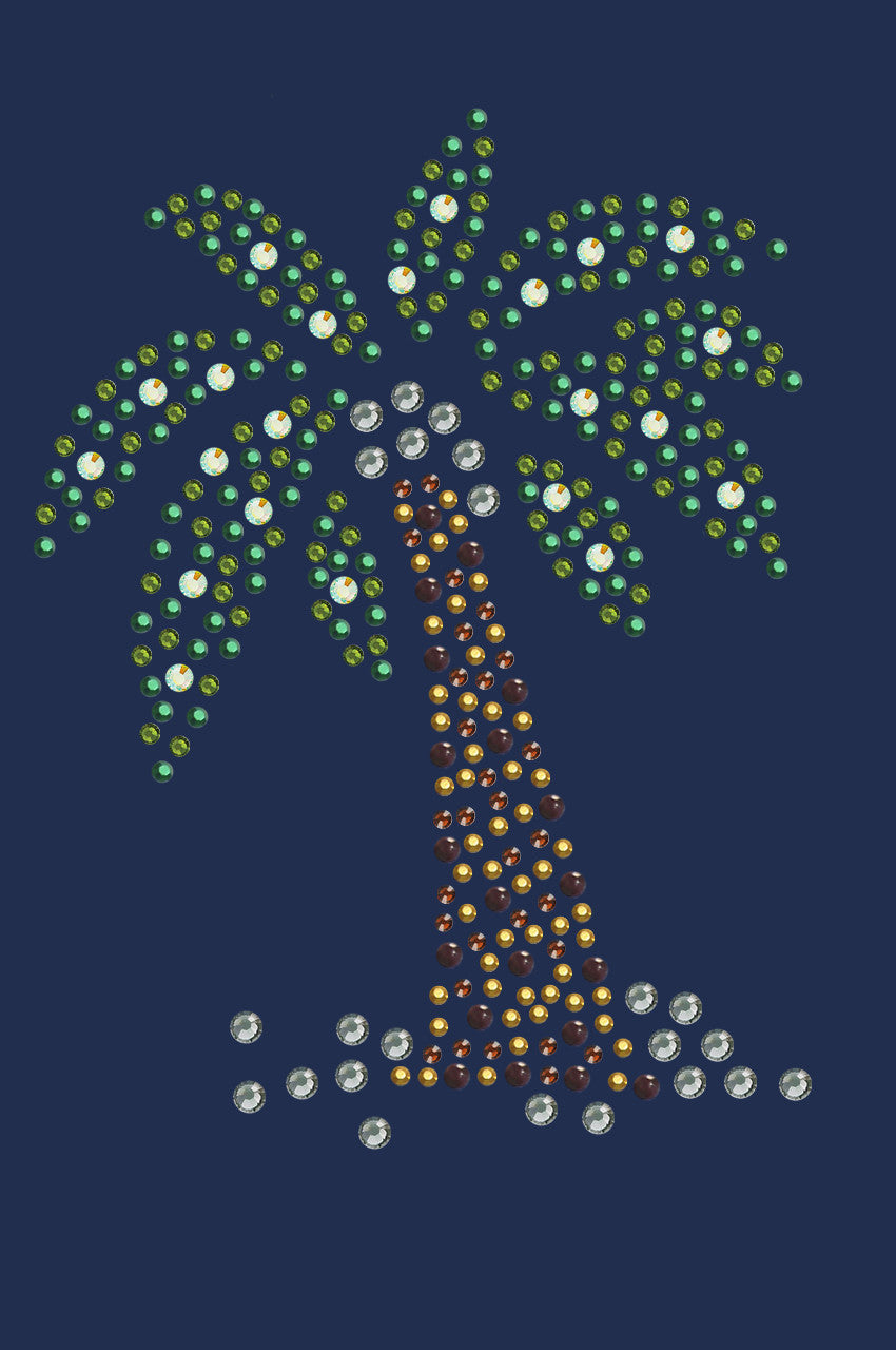 Palm Tree (Green) - Womens T-shirt