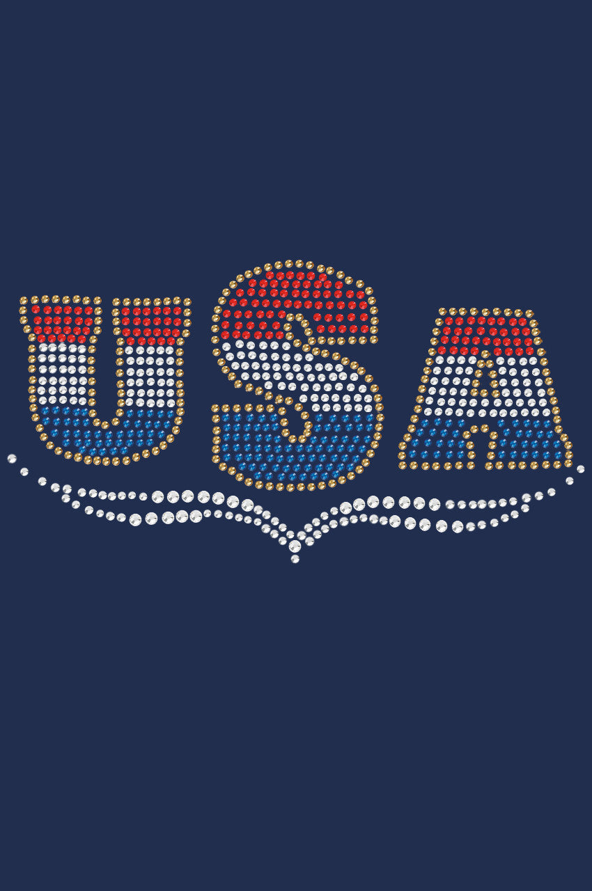 USA (Tricolor) - Womens T-shirt