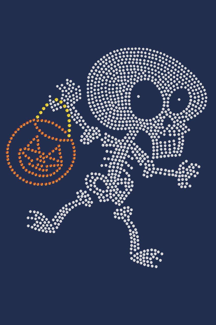 Trick or Treat Skeleton - Womens T-shirt
