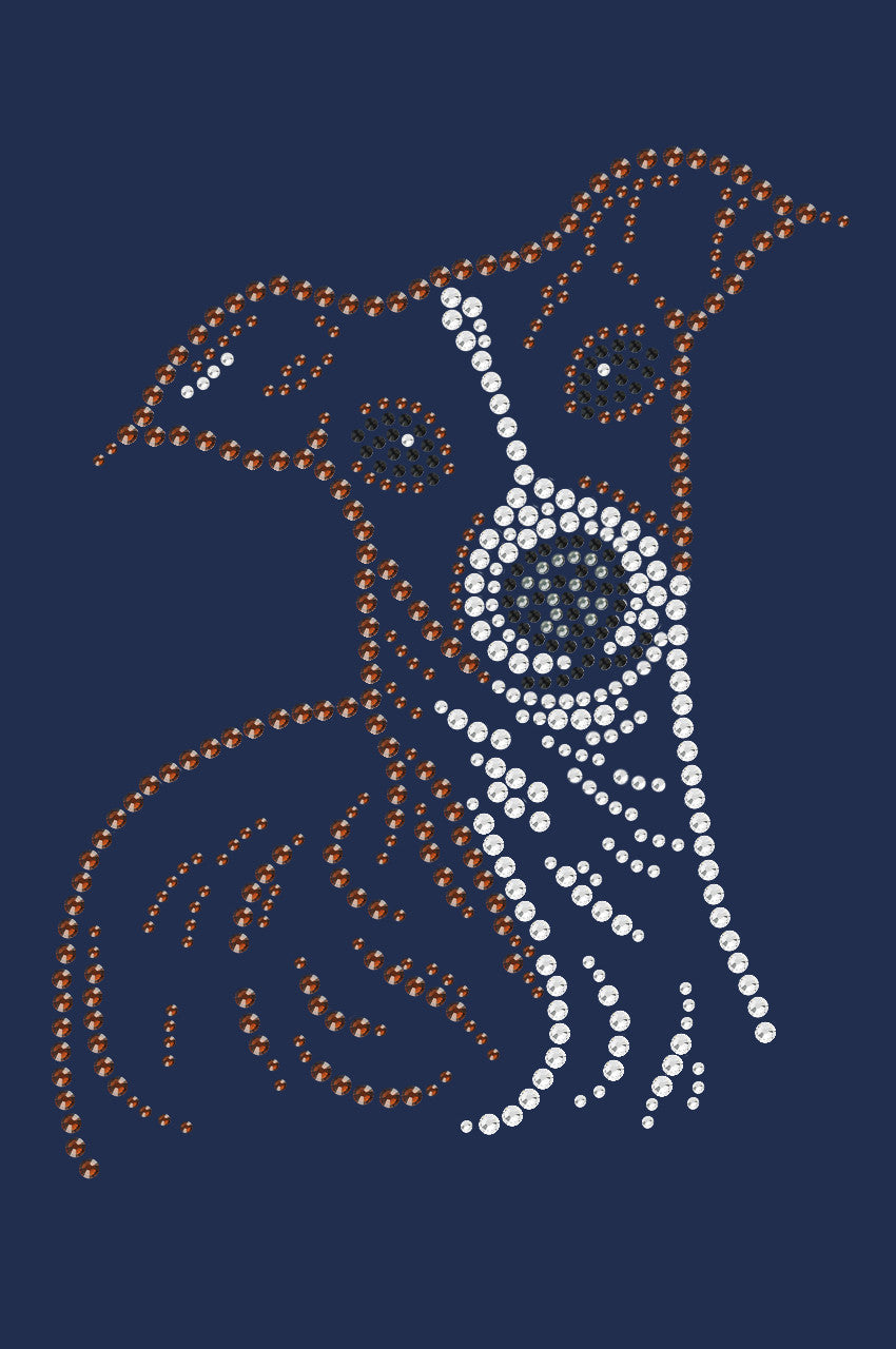 Italian Greyhound Face - bandana