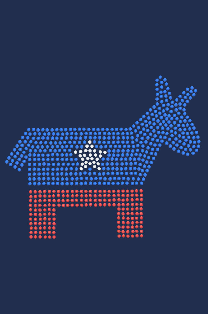 Patriotic Donkey - Women's T-shirt