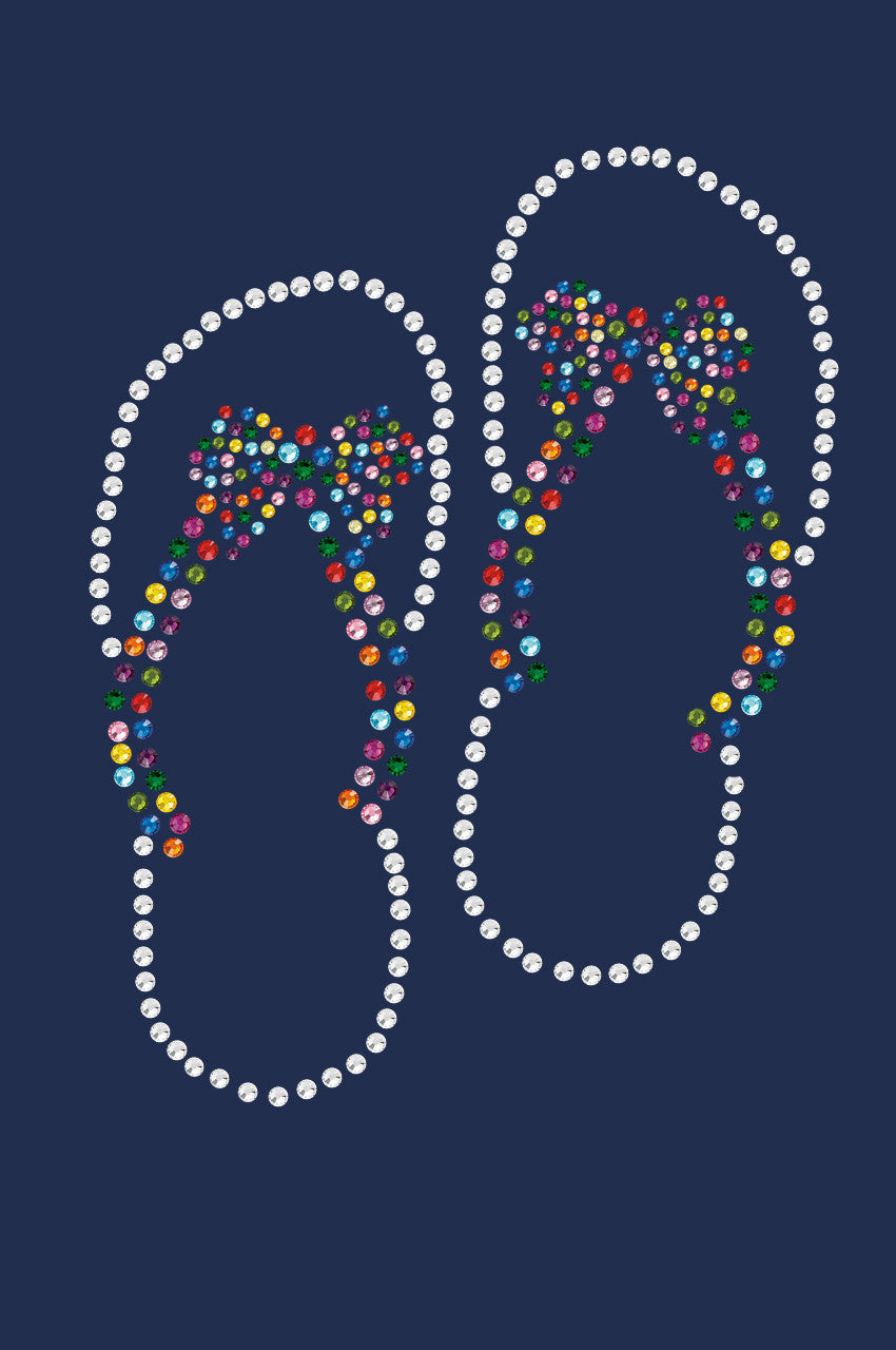 Flip Flops with Bow - Bandanna