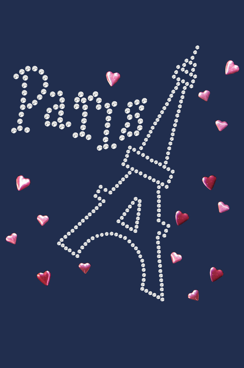 Paris with Ethel Tower - Womens T-shirt