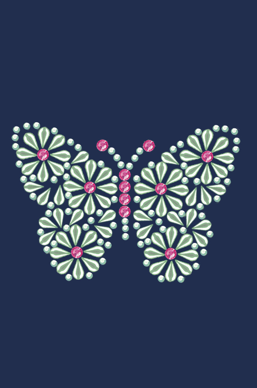 Green Nailhead Butterfly - Women's T-shirt