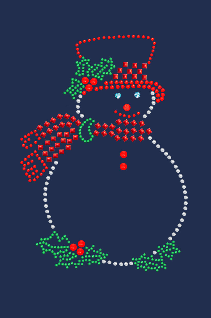 Snowman Outline - Womens T-shirt