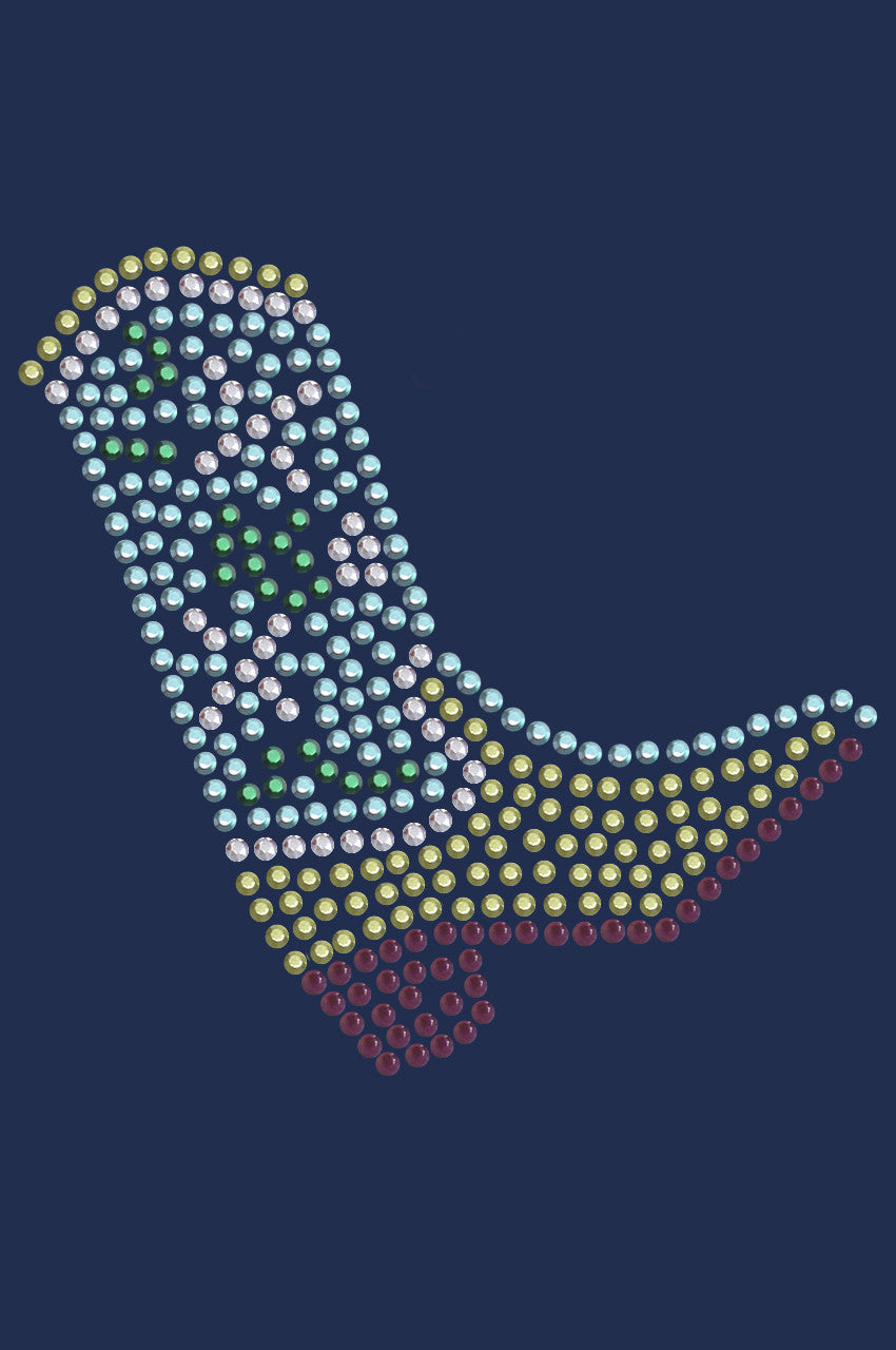 Boot (Green & Turquoise) - Women's T-shirt