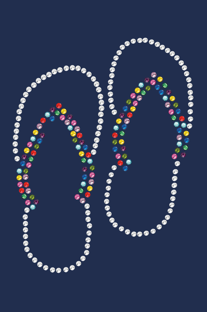 Flip Flops (Rhinestone) - Women's T-shirt