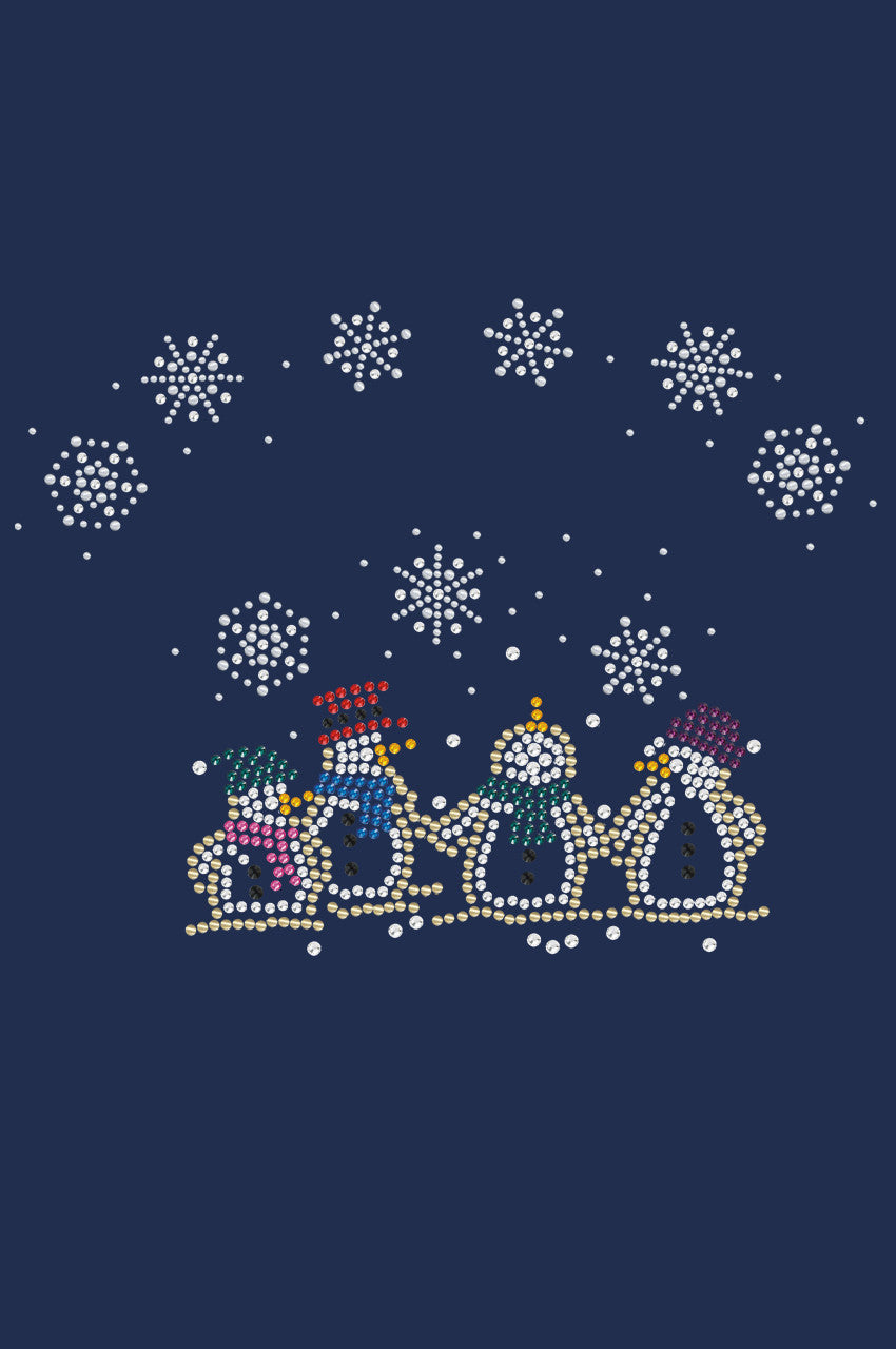 Snowman Family - Womens T-shirt