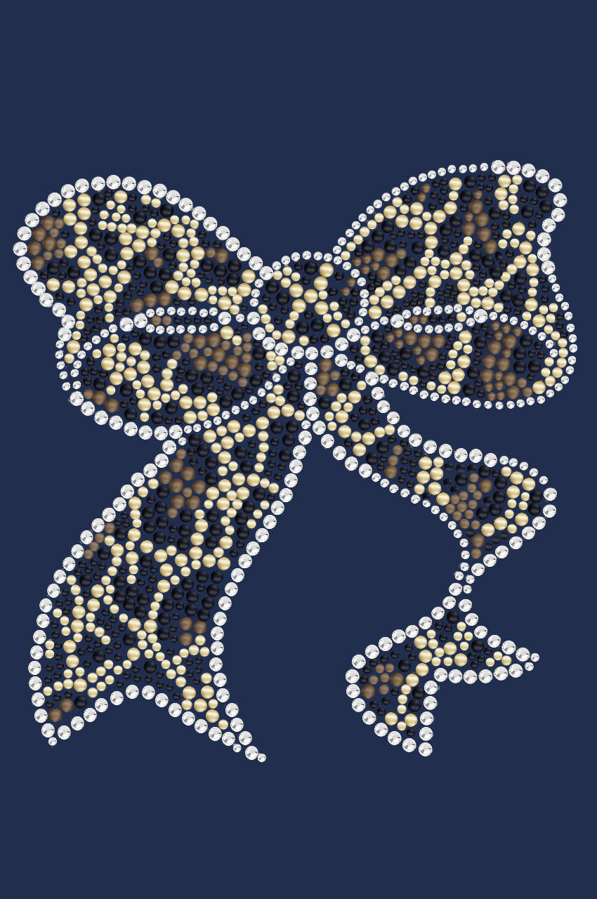 Bow (Leopard) - Womens T-shirt