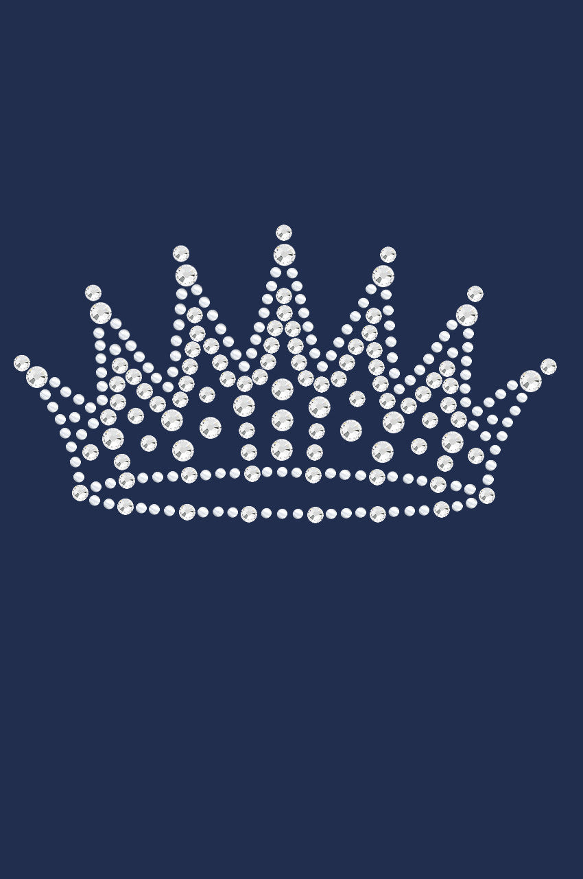 Crown 1 (Austrian crystal Rhinestones) - Womens T-shirt