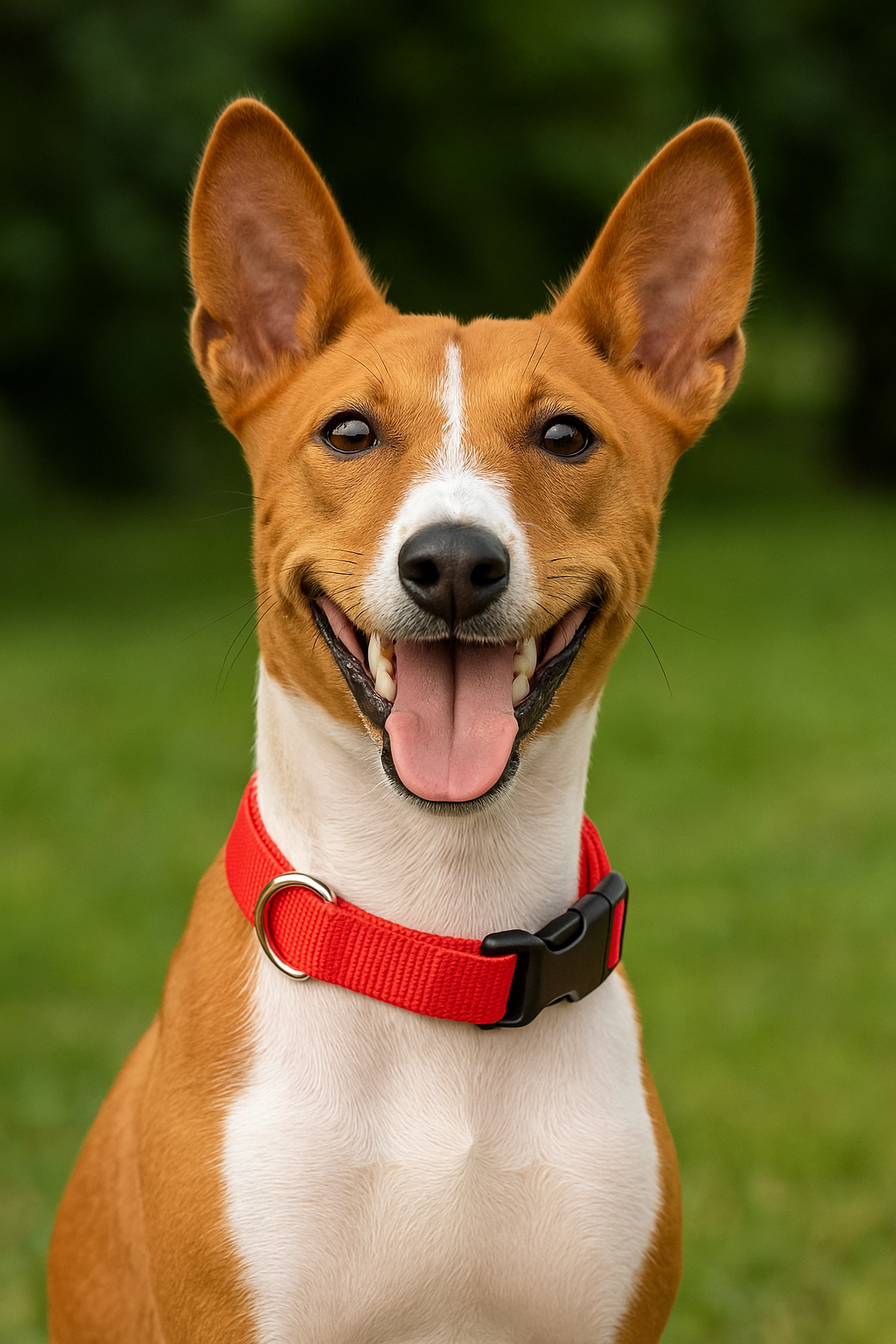 Parisian Pet Nylon Collar for Dogs & Cats  High-Quality Red Nylon Collar -Valentines Day