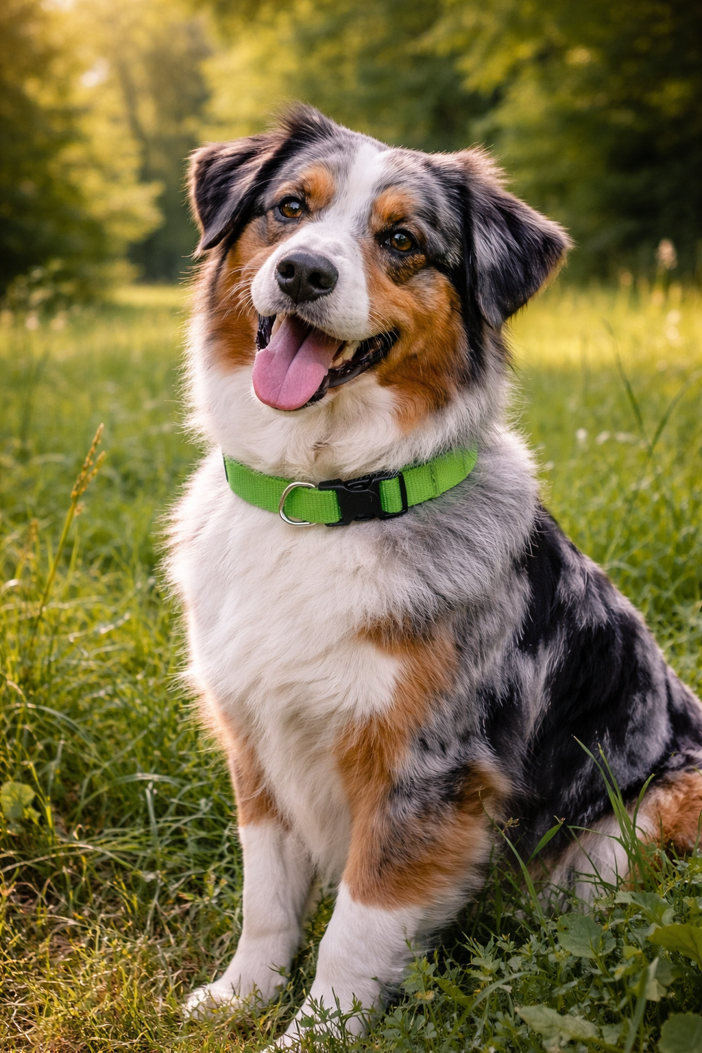 Parisian Pet Nylon Collar-Green