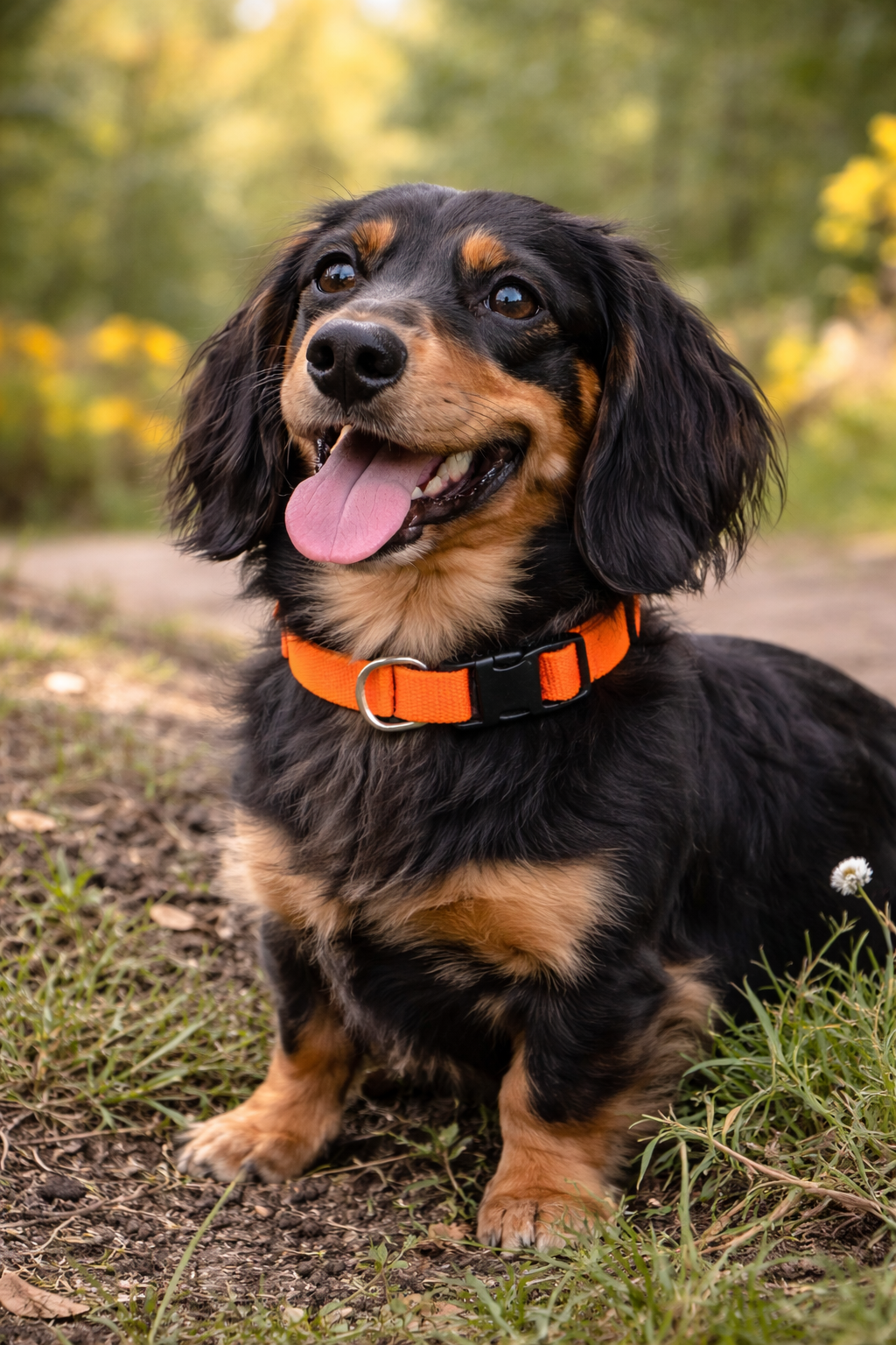 Parisian Pet Nylon Collar-Orange