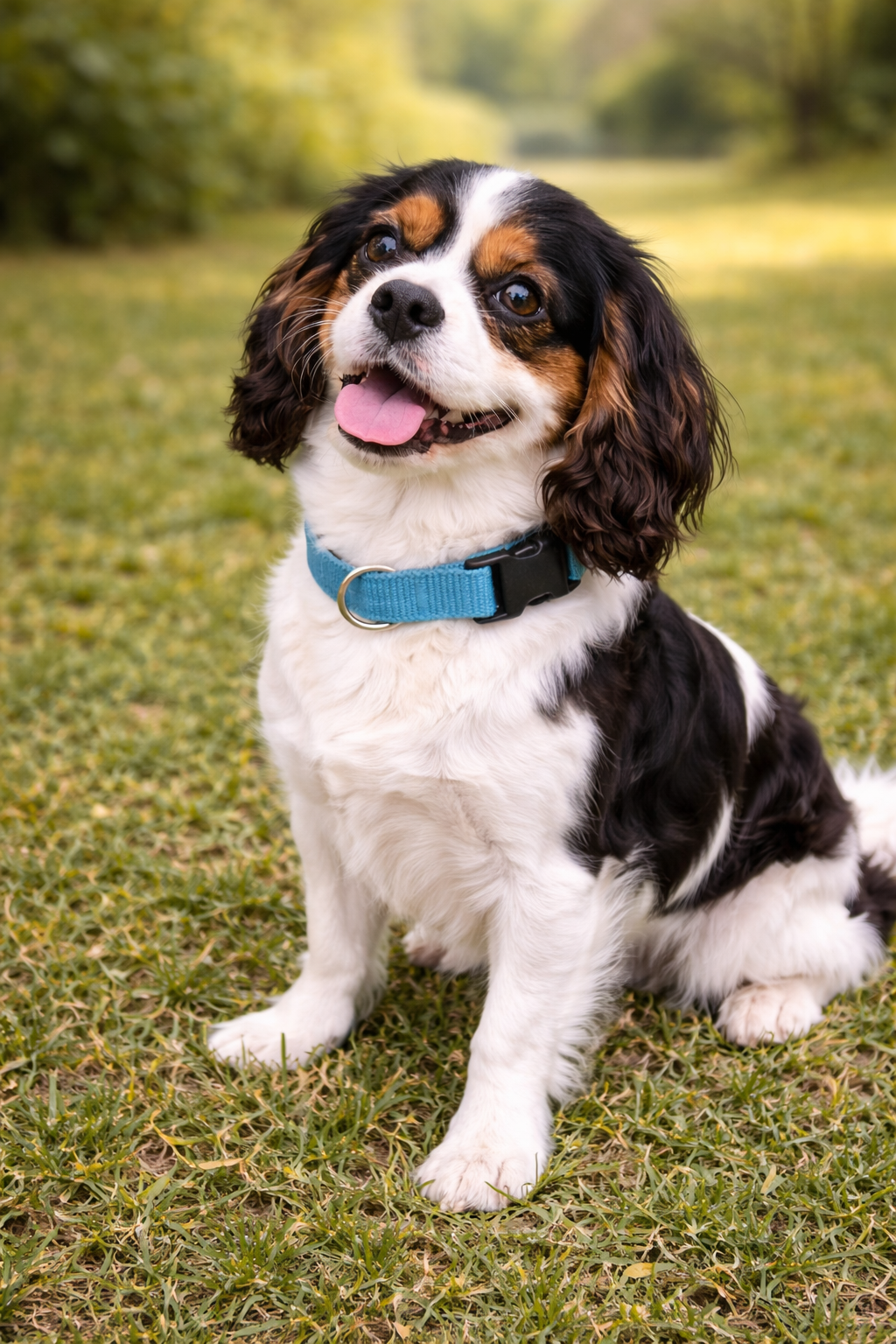 Parisian Pet Nylon Collar-Light Blue