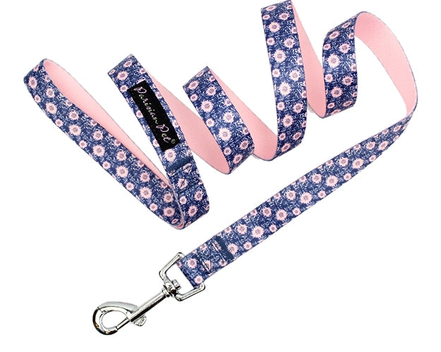 Parisian Pet Midnight Blossoms Collar for Dogs & Cats, Comfortable Pet Collar, High-Quality Floral Dog Collar,Valentines Day