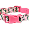 Parisian Pet Tropical Toucan Collar for Dogs & Cats – Adjustable Pink Tropical Pet Collar with Colorful Design